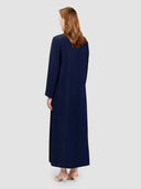 Ohood Long Jacket - Dark Blue