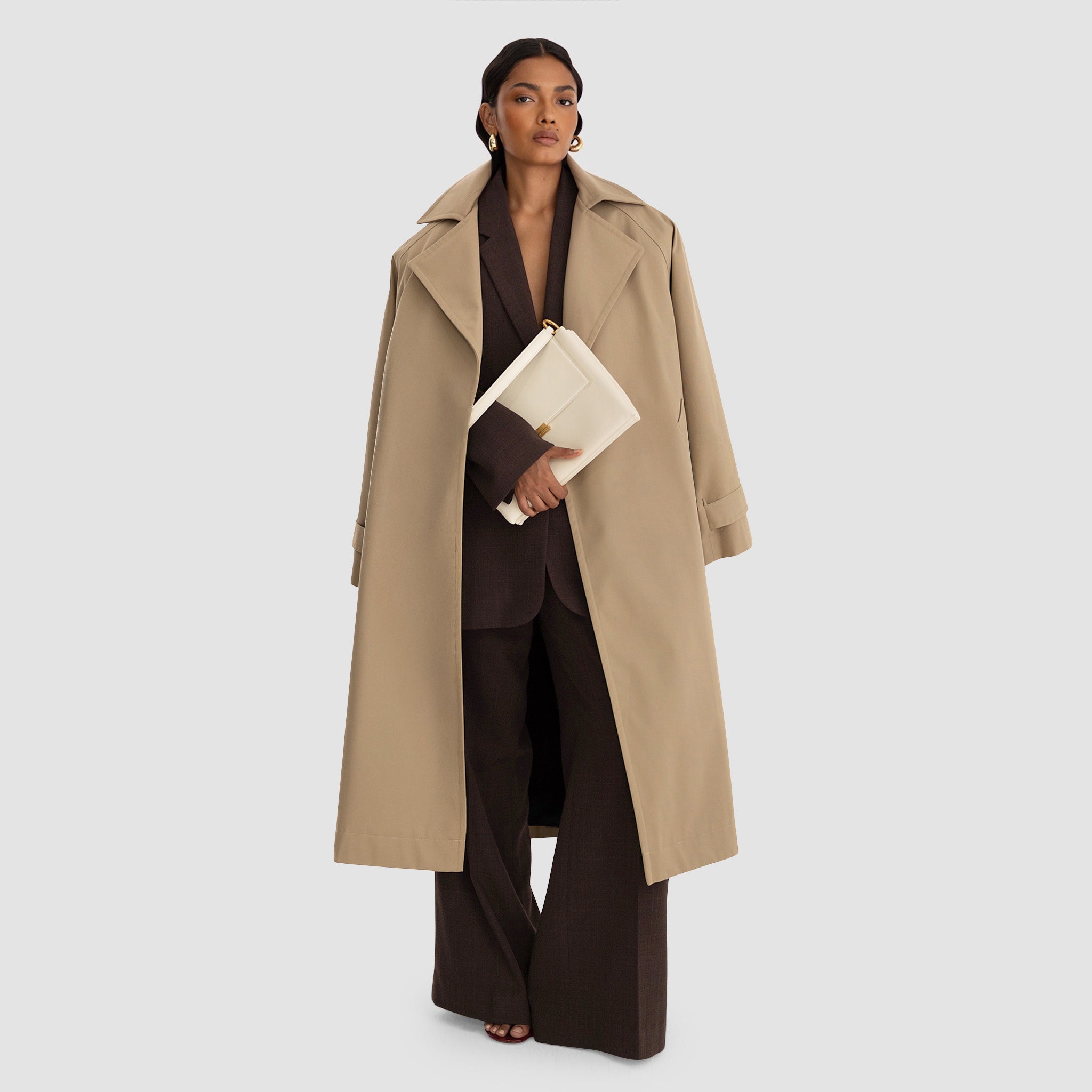 Kai Trench - Beige – Bouguessa
