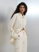 قميص جورجي - أبيض عاجي