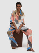 قميص مشاعل - عمل فني مطبوع