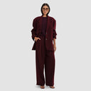 Dalia Trousers - Burgundy