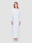 Ohood Long Jacket - Cloud Blue