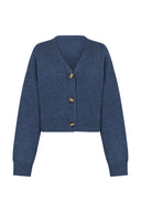Myo Cashmere Cardigan - Blue