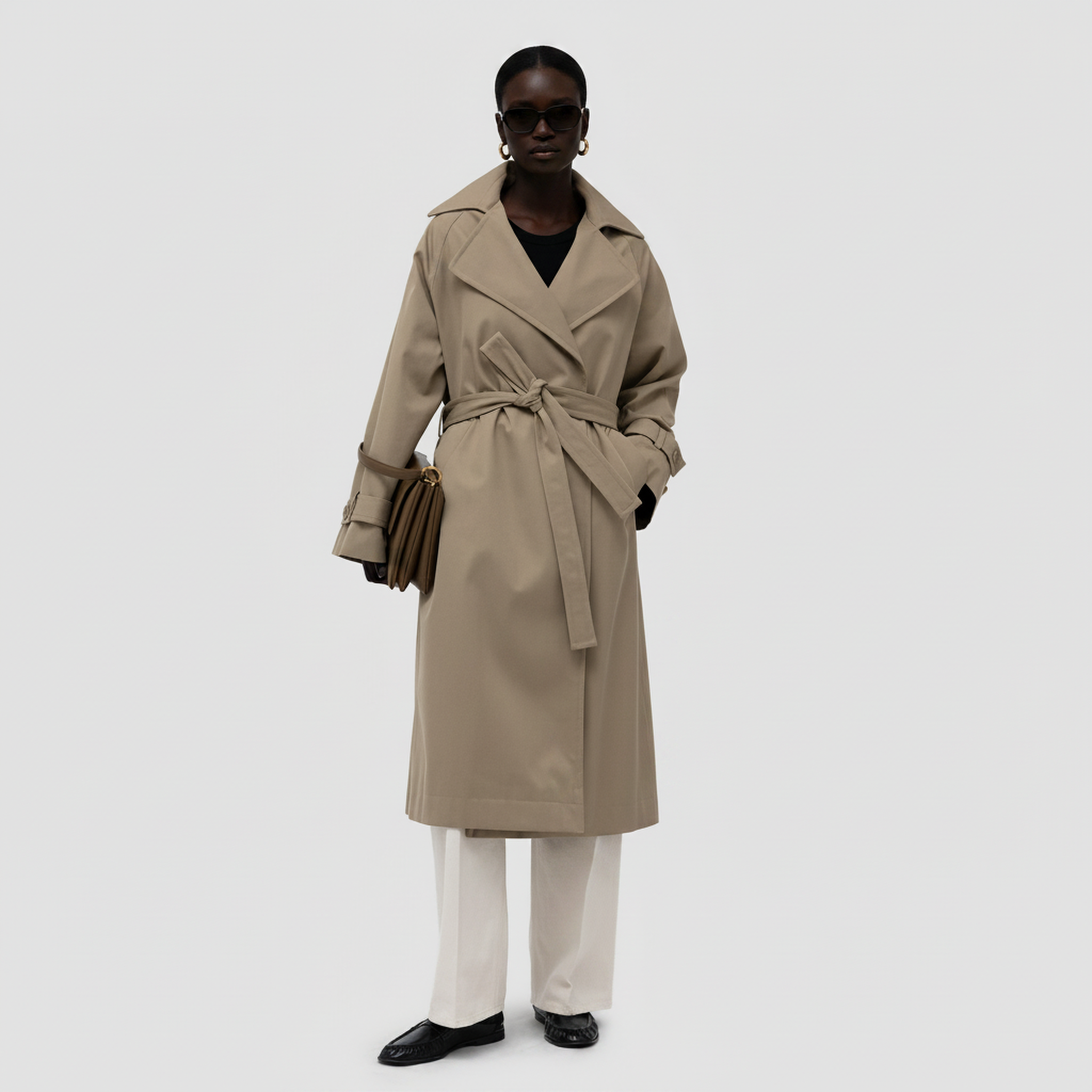 Kai Trench - Beige – Bouguessa