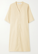 Amna Button Down Dress - Heather Cream