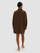 قميص جينيفر - بني