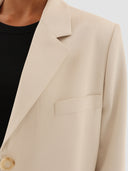 Rawan Long Blazer - Off-White