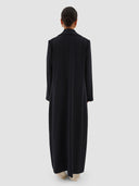 معطف وفاء الطويل - أزرق داكن