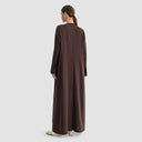 Lena Long Trench - Brown