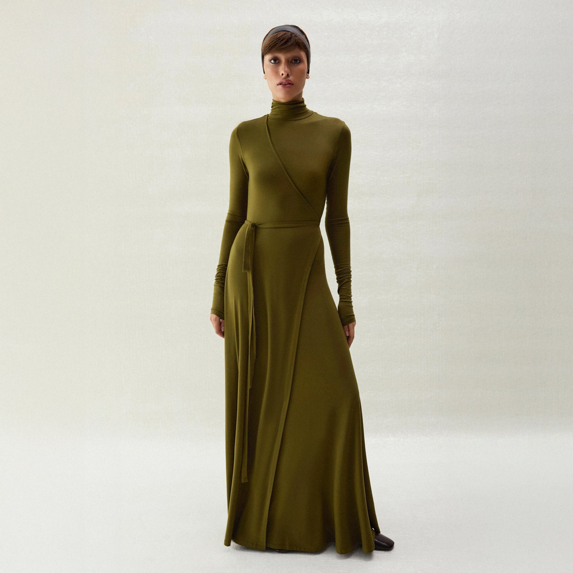 Jade Dress - Olive Green Bouguessa Jade Dress - Olive Green Bouguessa