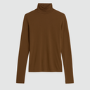 Wei Turtleneck Top - Light Brown