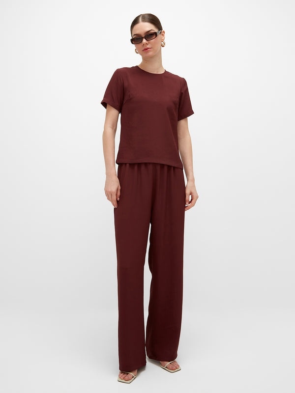 Rabea Trousers - Burgundy