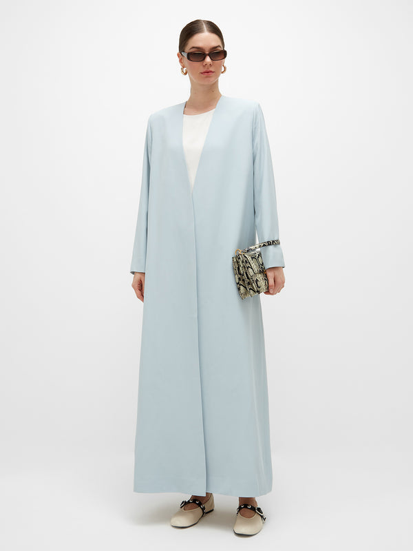 Bodour Long Jacket - Light Blue