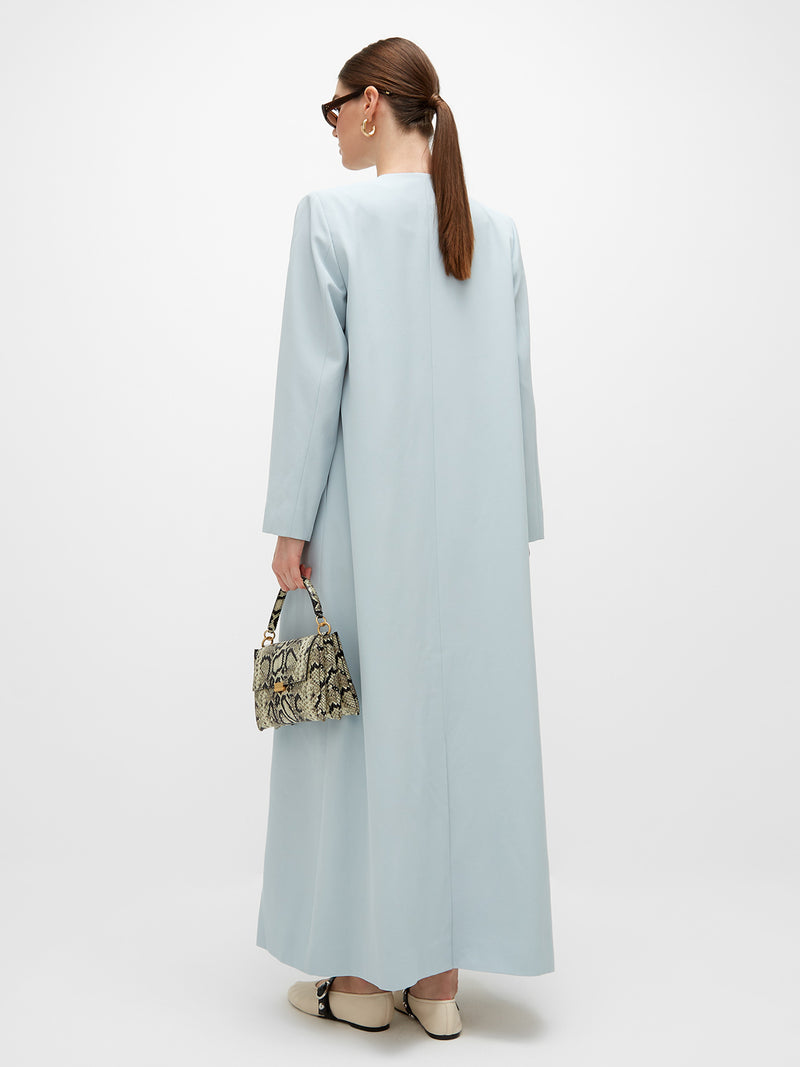 Bodour Long Jacket - Light Blue