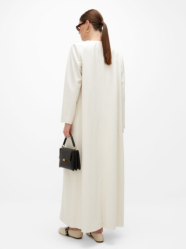 Bodour Long Jacket - Cream