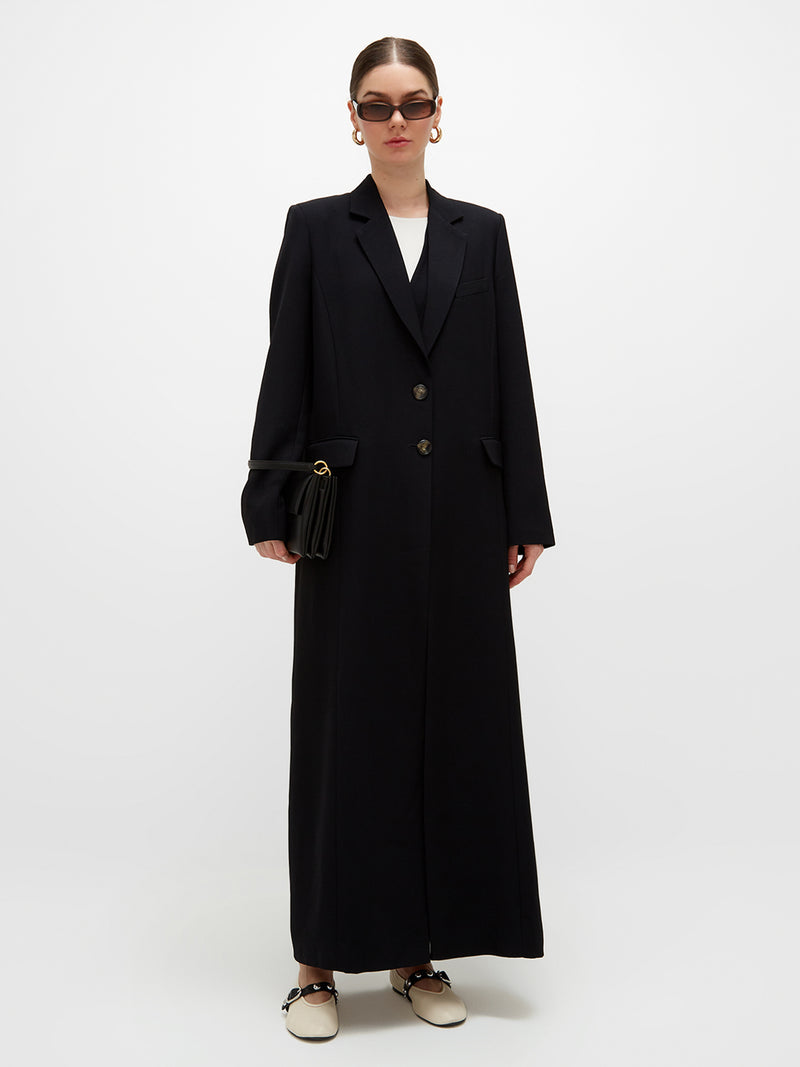 Jhana Long Blazer - Black