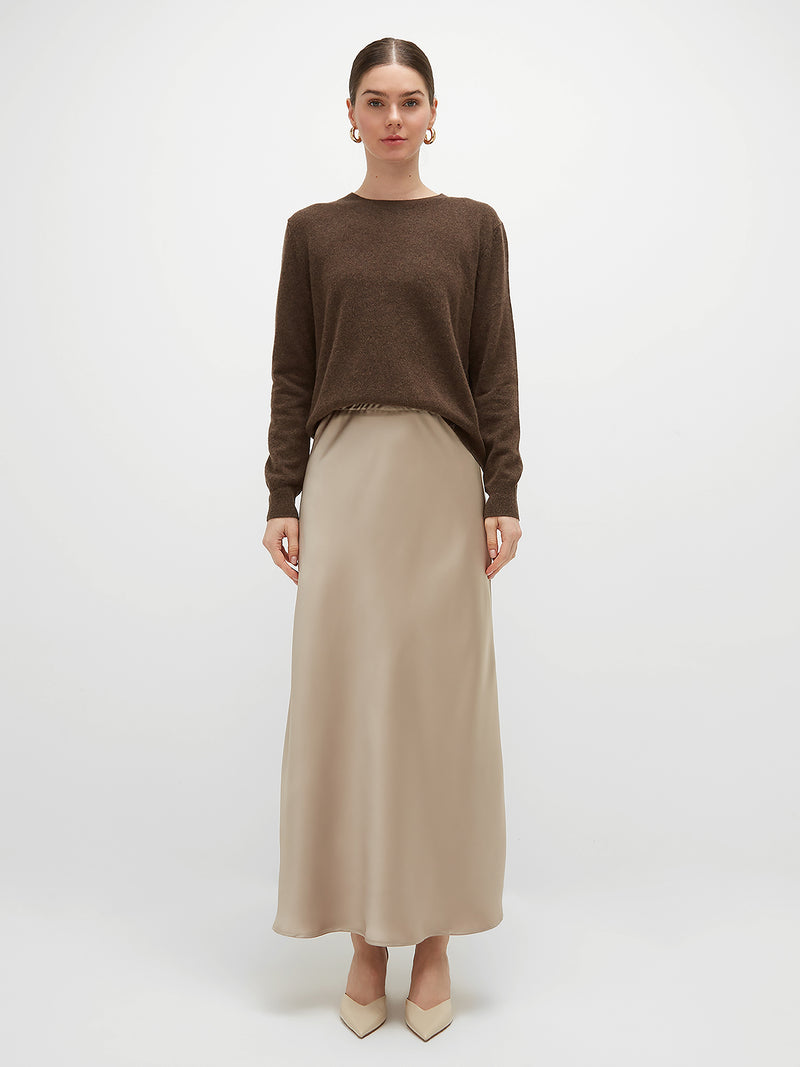 Anastasia Cashmere Jumper - Brown