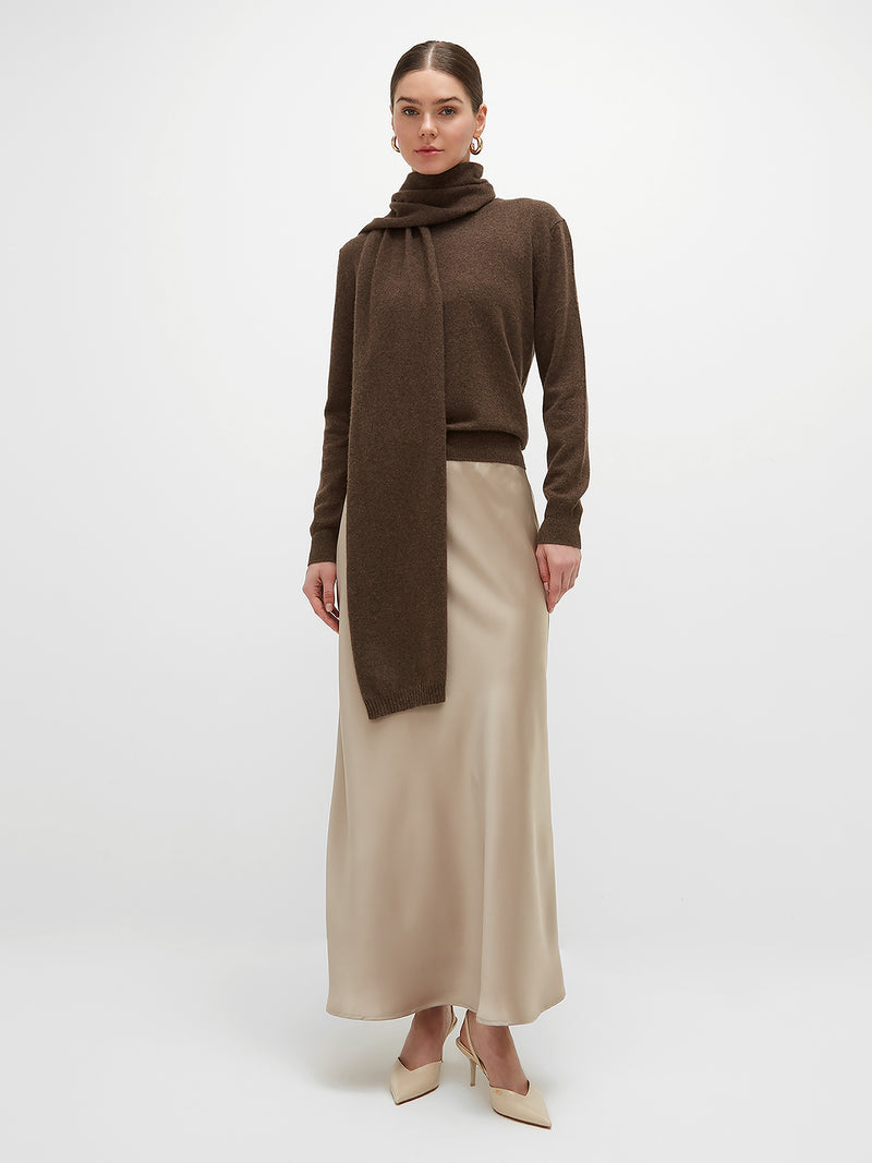 Anastasia Cashmere Jumper - Brown