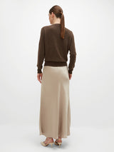 Anastasia Cashmere Jumper - Brown