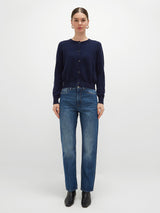 Kate Cashmere Cardigan - Dark Blue