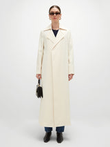 Sheikha Long Trench - Cream