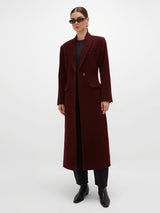 Zendaya Coat - Burgundy