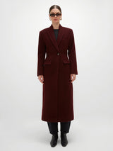 Zendaya Coat - Burgundy