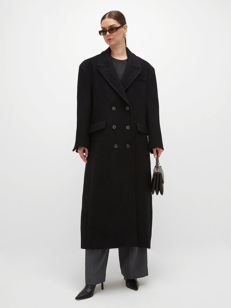 Ross Long Coat - Black