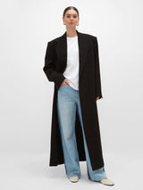 Nouf Long Blazer - Black