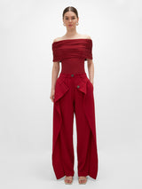 Aya Trousers - Red