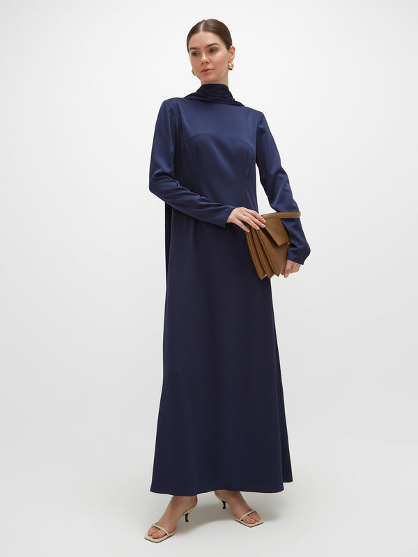 Mina Dress - Dark Blue