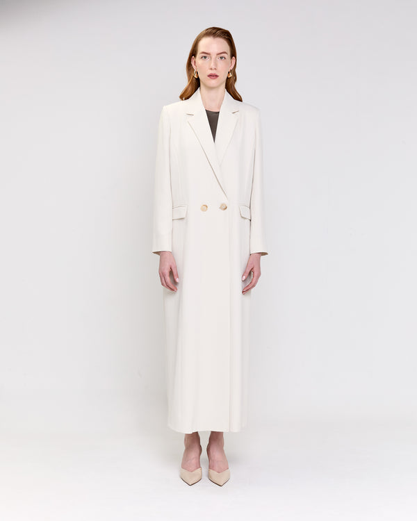 Noura Long Blazer - Off White