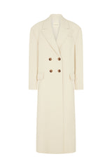 Ross Long Coat - Off White