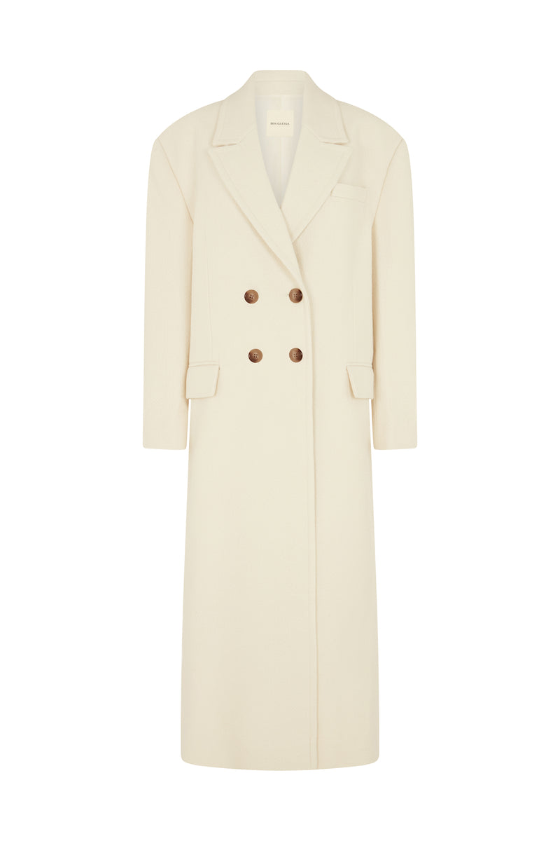 Ross Long Coat - Off White