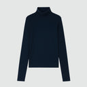 Wei Turtleneck Top - Dark Blue