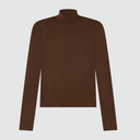 Wei Turtleneck Top - Light Brown