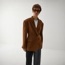 Safia Short Coat - Light Brown