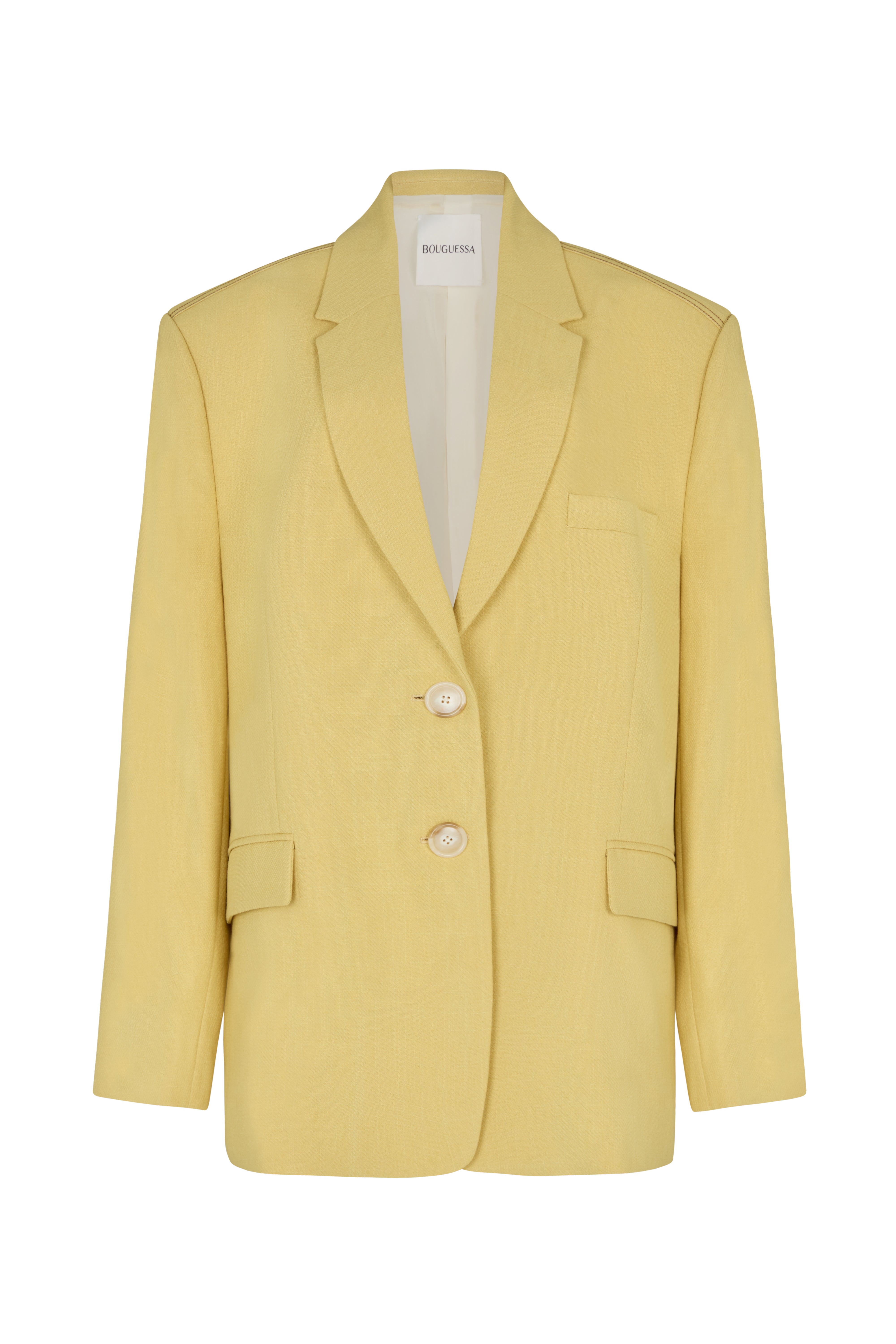 【関送込】GOLDEN ◆VISCOSE BLAZER Stretch viscose blazer - Yellow | SCAYLE
