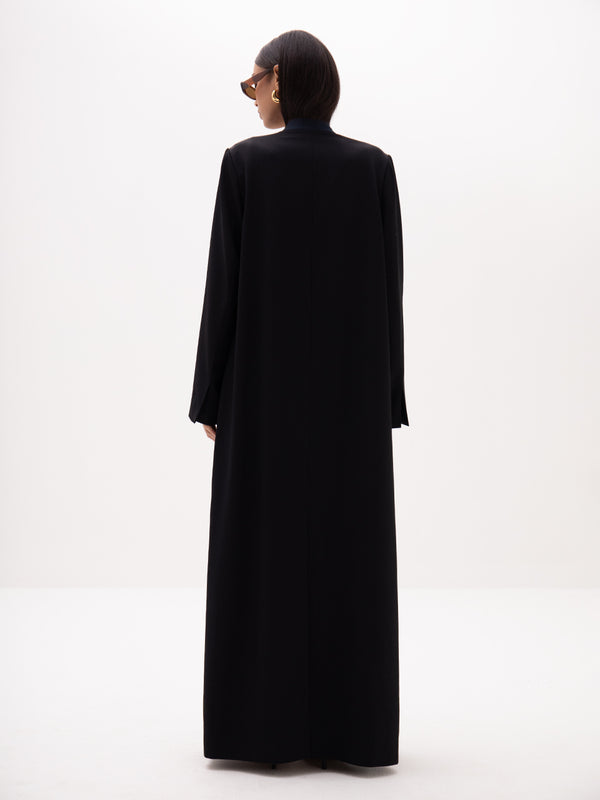 Amara Long Jacket Black