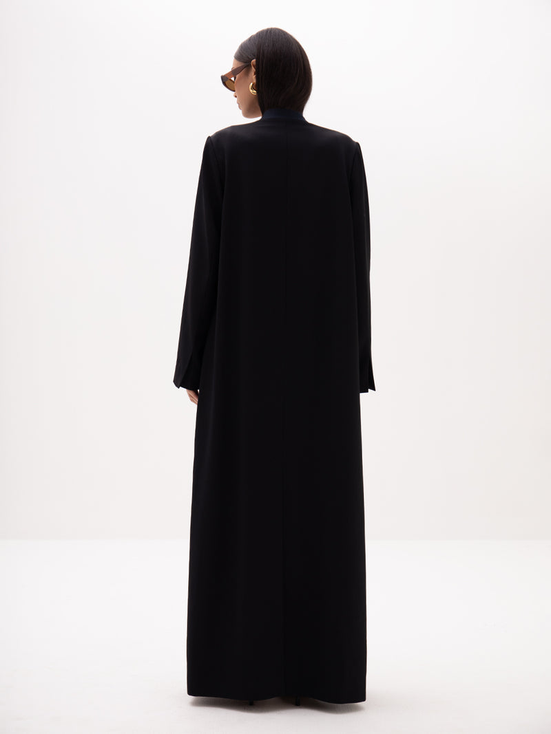 Amara Long Jacket - Black