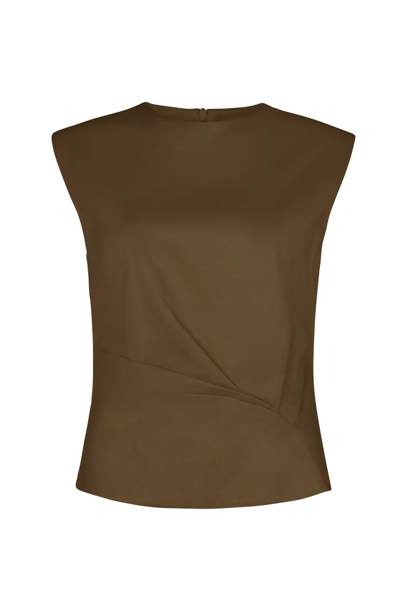 Anouk Top - Ash Brown