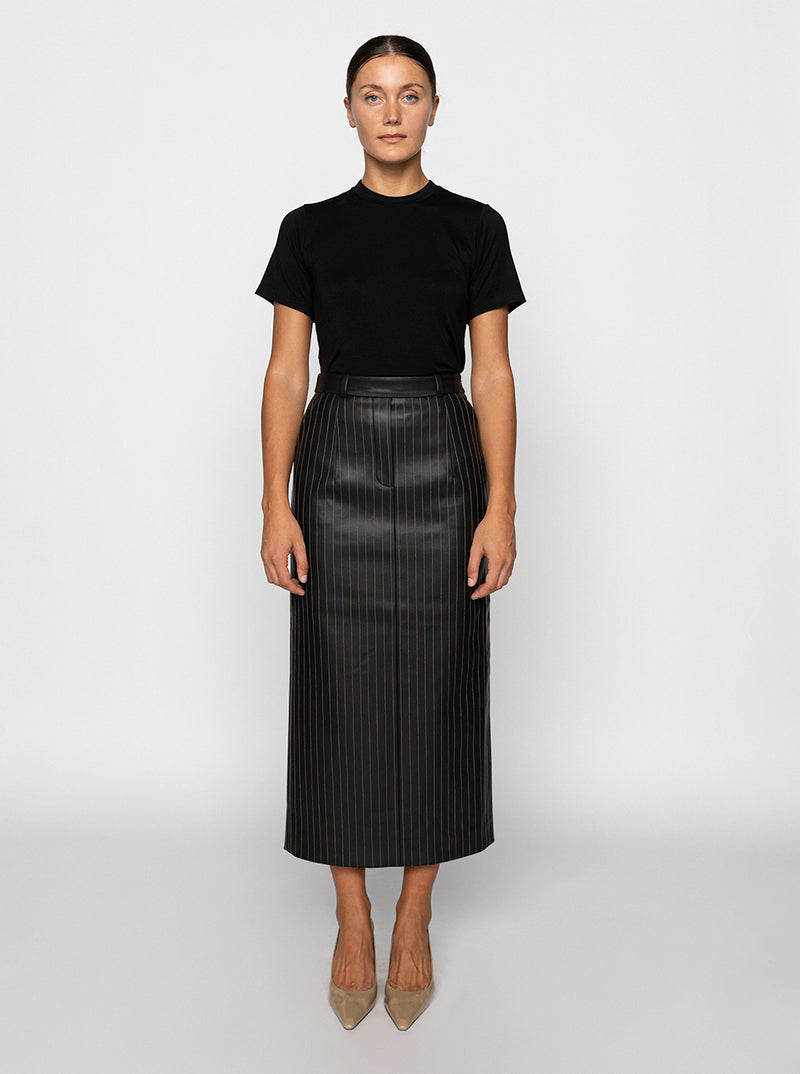 Irina Faux Leather Skirt