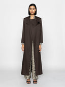 Rana Twill Trench - Dark Brown