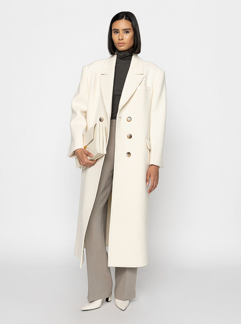 Ross Long Coat - Off White