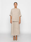 Rhea Bouclé Top - Beige