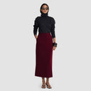 Dalia Skirt - Burgundy