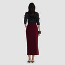 Dalia Skirt - Burgundy