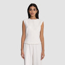 Rabea Sleeveless Top - Off-White
