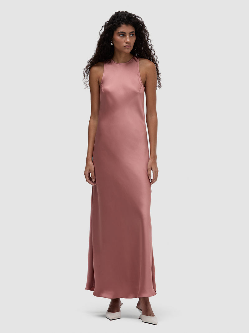 Thuraya Dress - Coral