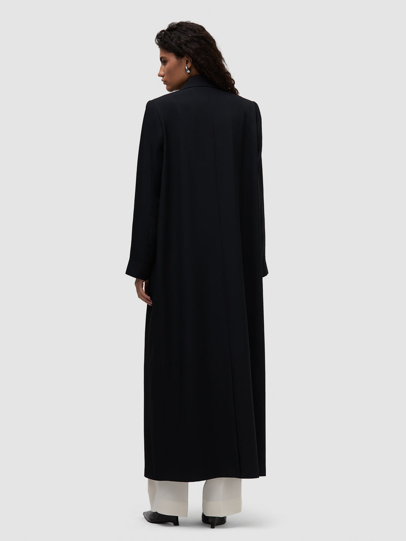 Noura Long Blazer - Black